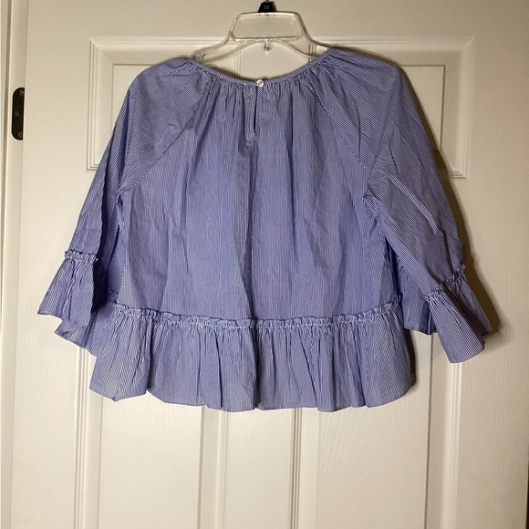 NWOT Soprano Striped Bell Sleeve Top - Picture 3 of 6